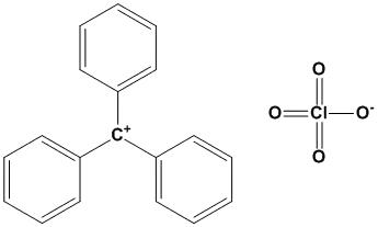 Molecular Structure of 3058-33-1 (Methylium, triphenyl-, perchlorate)
